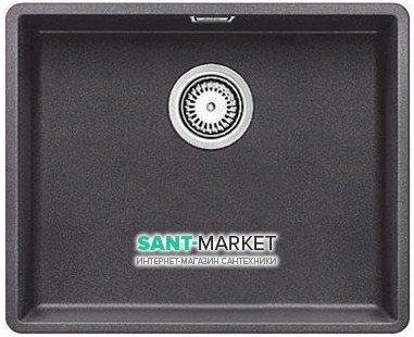Мойка для кухни прямоугольная BLANCO SUBLINE 500-F SILGRANIT  темная скала 523533