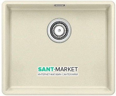 Мойка для кухни прямоугольная BLANCO SUBLINE 500-F SILGRANIT  жасмин 523536