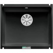 Мойка для кухни прямоугольная BLANCO SUBLINE 500-U керамика PuraPlus  под столешницу  черный 523740