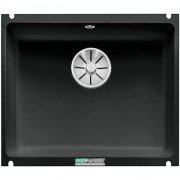 Мийка для кухні прямокутна BLANCO SUBLINE 500-U кераміка PuraPlus під стільницю чорний 523740