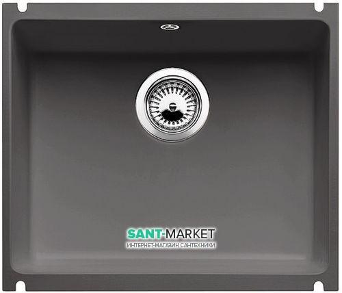 Мойка для кухни прямоугольная BLANCO SUBLINE 500-U керамика PuraPlus  под столешницу  базальт 523739