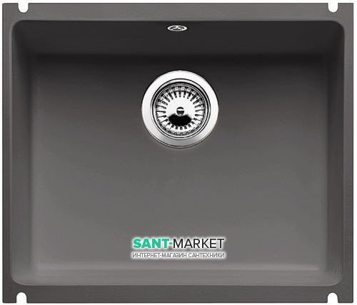 Мийка для кухні прямокутна BLANCO SUBLINE 500-U кераміка PuraPlus під стільницю базальт 523739
