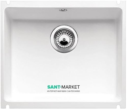 Мойка для кухни прямоугольная BLANCO SUBLINE 500-U керамика  под столешницу  глянцевый белый 514506