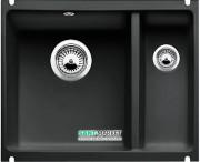 Мойка для кухни прямоугольная BLANCO SUBLINE 350/150-U керамика PuraPlus  под столешницу  черный 523747