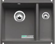 Мойка для кухни прямоугольная BLANCO SUBLINE 350/150-U керамика PuraPlus  под столешницу  базальт 523746