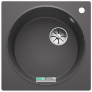 Мойка для кухни квадратная BLANCO Artago 6 врезная  с отводной арматурой InFino®  темная скала 521756