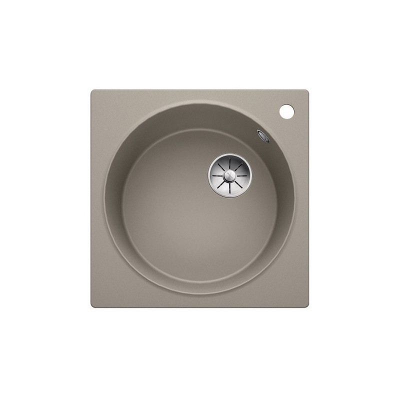 Мойка для кухни квадратная BLANCO Artago 6 врезная  с отводной арматурой InFino®  серый беж 521764