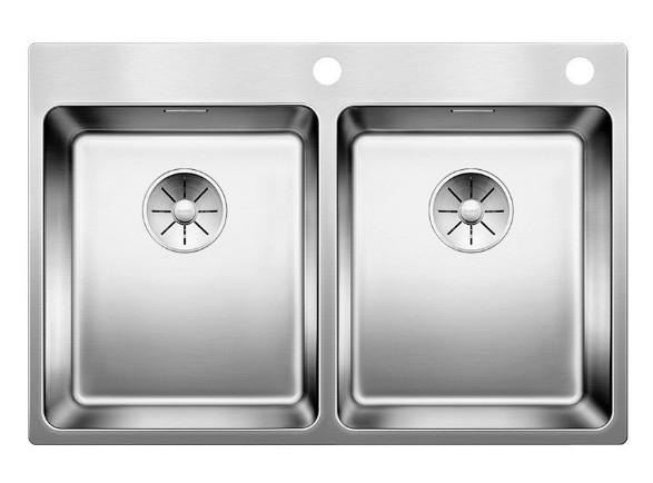 Мийка для кухні прямокутна Blanco Andano 340/340-IF-А нержавіюча сталь дзеркальна поліровка 522997