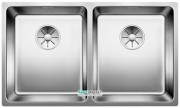 Мийка для кухні прямокутна Blanco Andano 340/340-U нержавіюча сталь полірована 522983