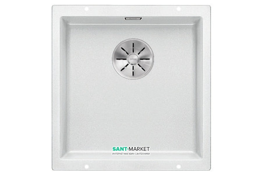 Мойка для кухни прямоугольная Blanco SUBLINE 400-U SILGRANIT искусственный гранит  белый 523426