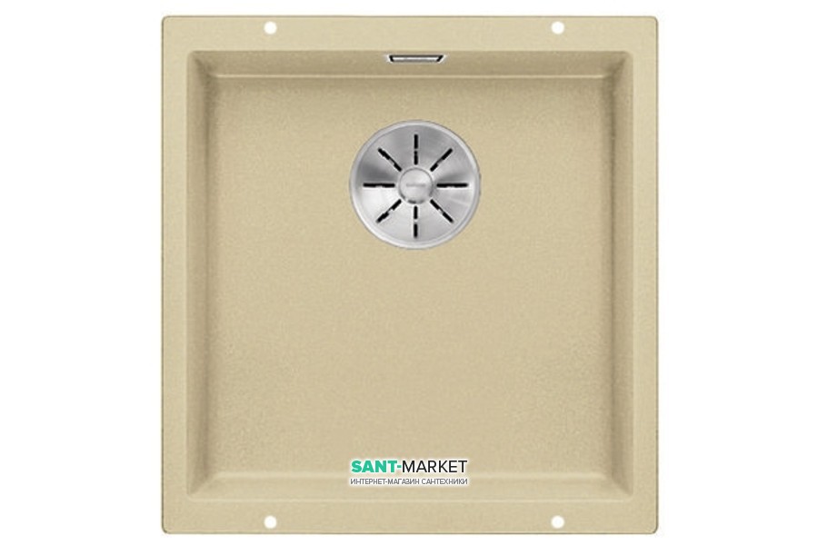 Мийка для кухні прямокутна Blanco SUBLINE 400-U SILGRANIT штучний граніт шампань 523428