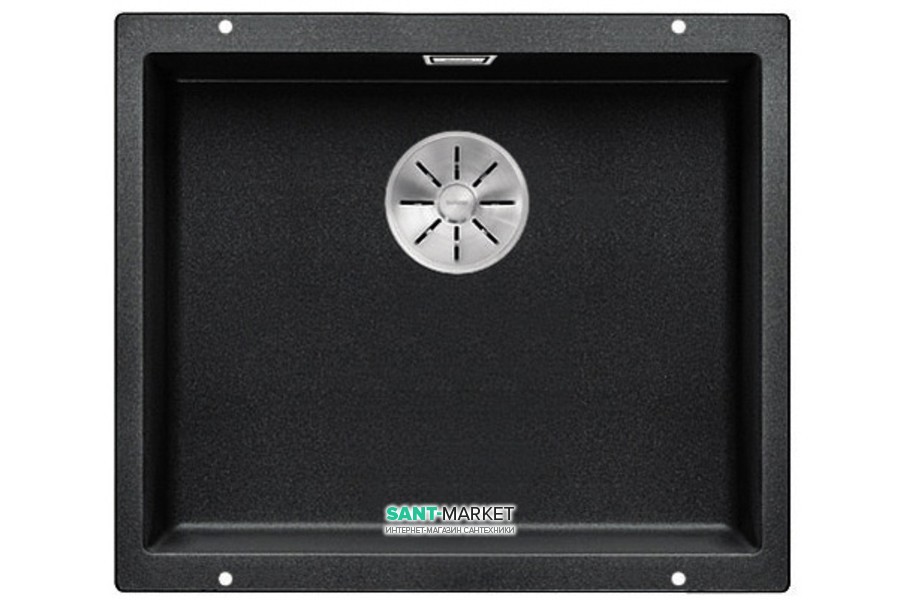 Мийка для кухні прямокутна Blanco SUBLINE 500-U SILGRANIT штучний граніт антрацит 523432
