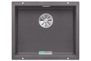 Мойка для кухни прямоугольная Blanco SUBLINE 500-U SILGRANIT искусственный гранит  темная скала 523433