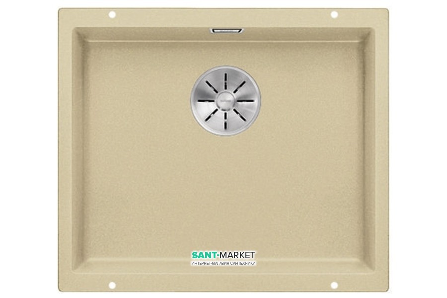 Мийка для кухні прямокутна Blanco SUBLINE 500-U SILGRANIT штучний граніт шампань 523438