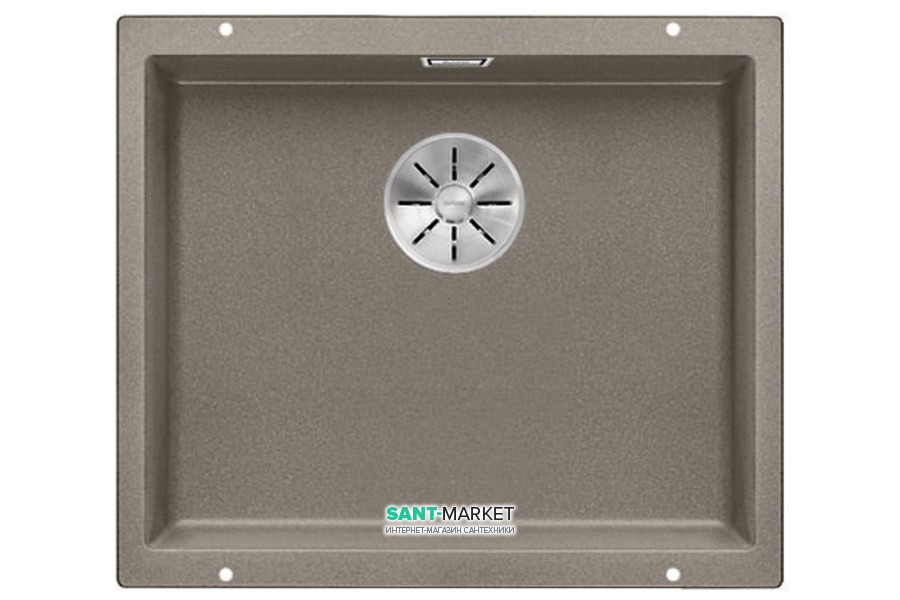 Мойка для кухни прямоугольная Blanco SUBLINE 500-U SILGRANIT искусственный гранит  серый беж 523439
