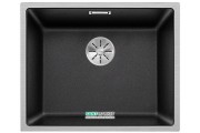 Мойка для кухни прямоугольная Blanco SUBLINE 500-IF искусственный гранит  стальной кант  антрацит 524107
