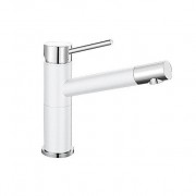Смеситель для кухни Blanco Alta Compact однорычажный  хром/белый 515317