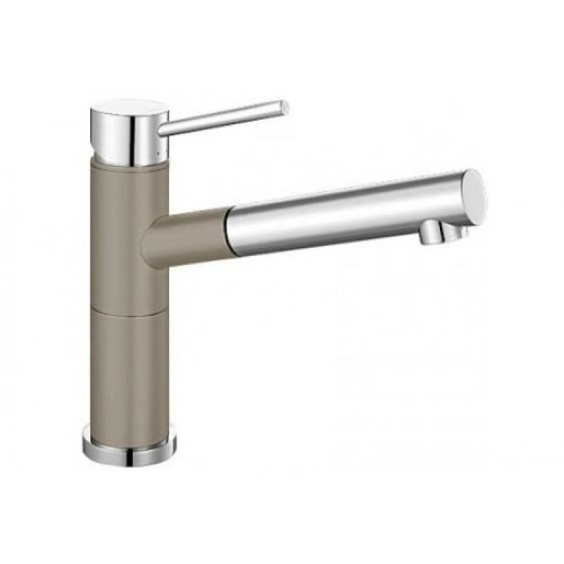 Смеситель для кухни Blanco Alta-S Compact однорычажный  хром/серый беж 517634