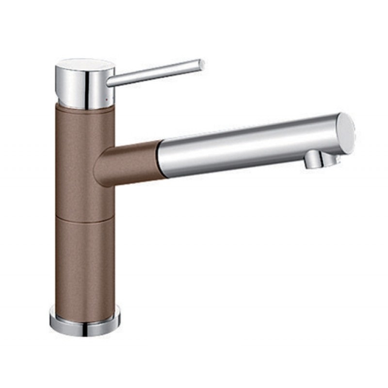 Змішувач для кухні Blanco Alta-S Compact одноважільний хром/мускат 521739