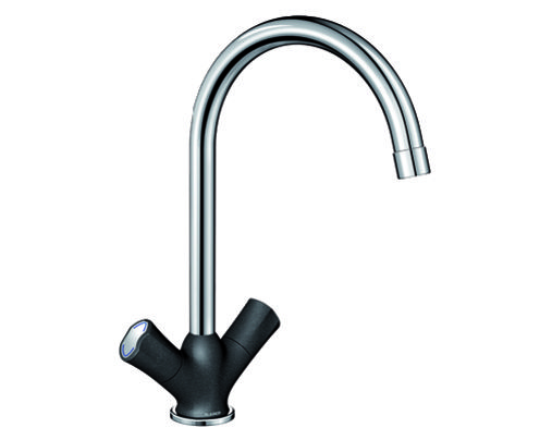 Смеситель для кухни Blanco Amona двухвентильный  хром/антрацит 520770