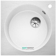 Мойка для кухни квадратная BLANCO Artago 6-IF/A врезная  с отводной арматурой InFino®  белый 521767