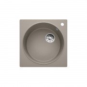Мойка для кухни квадратная BLANCO Artago 6 врезная  с отводной арматурой InFino®  серый беж 521764