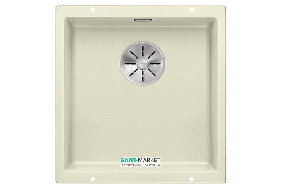 Мийка для кухні прямокутна Blanco SUBLINE 400-U SILGRANIT штучний граніт жасмин 523427