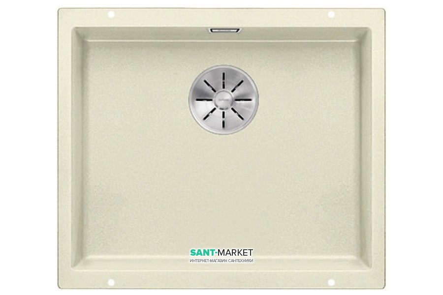 Мийка для кухні прямокутна Blanco SUBLINE 500-U SILGRANIT штучний граніт жасмин 523437