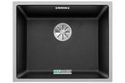 Мойка для кухни прямоугольная Blanco SUBLINE 500-IF искусственный гранит  стальной кант  антрацит 524107