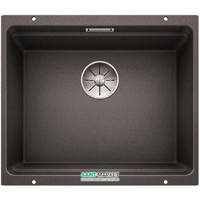 Мойка для кухни прямоугольная Blanco ETAGON 500-U искусственный гранит  антрацит 522227