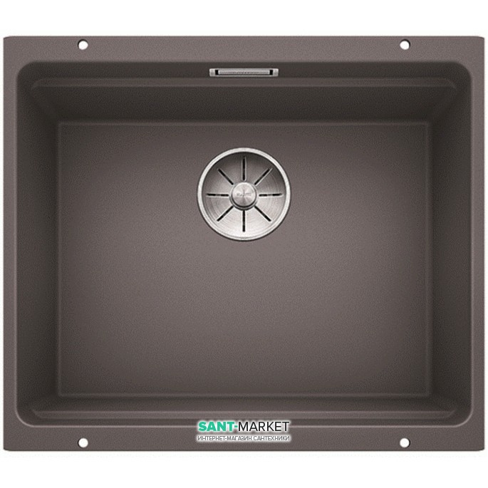 Мойка для кухни прямоугольная Blanco ETAGON 500-U искусственный гранит  темная скала 522228