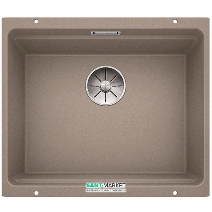 Мойка для кухни прямоугольная Blanco ETAGON 500-U искусственный гранит  серый беж 522234