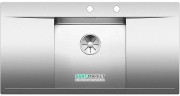 Мойка для кухни прямоугольная Blanco FLOW 45 S-IF нержавеющая сталь  зеркальная полировка 521636