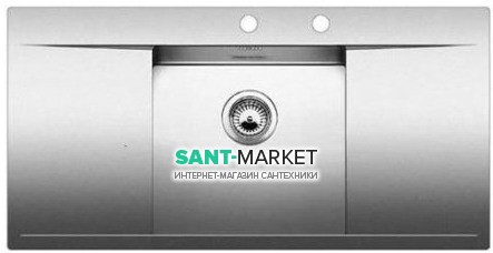 Мийка для кухні прямокутна Blanco FLOW 5 S-IF нержавіюча сталь дзеркальна поліровка п'ятсот двадцять одна тисячу шістсот тридцять сім