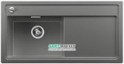 Мийка для кухні прямокутна BLANCO Zenar XL 6S врізна чаша зліва з клапаном-автоматом алюметаллик 523976