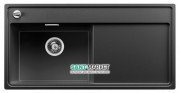 Мийка для кухні прямокутна BLANCO Zenar XL 6S врізна чаша зліва з клапаном-автоматом антрацит 523974