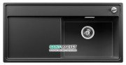 Мойка для кухни прямоугольная BLANCO Zenar XL 6S врезная  чаша справа  с клапаном-автоматом  антрацит 523944