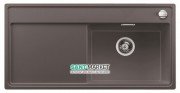 Мойка для кухни прямоугольная BLANCO Zenar XL 6S врезная  чаша справа  с клапаном-автоматом  темная скала 523945