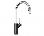 Смеситель для кухни Blanco Carena-S однорычажный  антрацит 520980