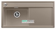 Мийка для кухні прямокутна BLANCO Zenar XL 6S врізна чаша зліва з клапаном-автоматом сірий беж 523981