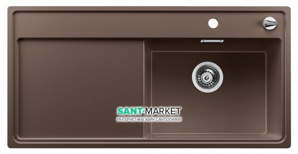 Мойка для кухни прямоугольная BLANCO Zenar XL 6S врезная  чаша справа  с клапаном-автоматом  кофе 523953
