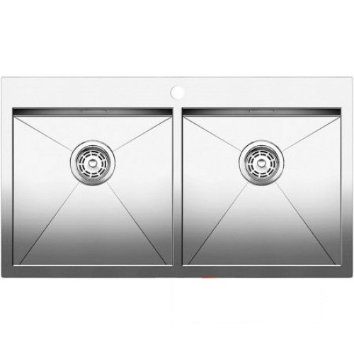 Мийка для кухні прямокутна Blanco ZEROX 400/400-IF/А нержавіюча сталь дзеркальне полірування 521648
