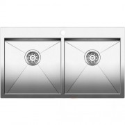 Мийка для кухні прямокутна Blanco ZEROX 400/400-IF/А нержавіюча сталь дзеркальне полірування 521648