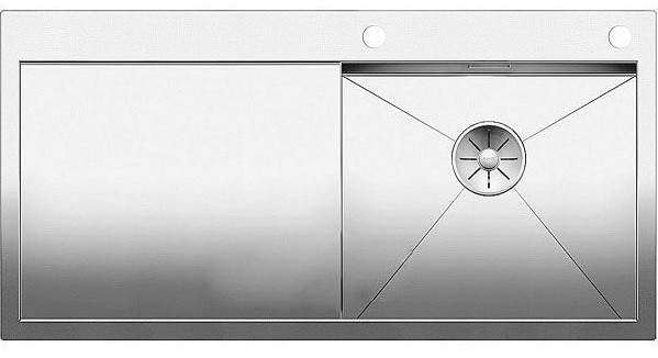 Мойка для кухни прямоугольная Blanco ZEROX 5 S-IF/А чаша справа  нержавеющая сталь  зеркальная полировка 521627