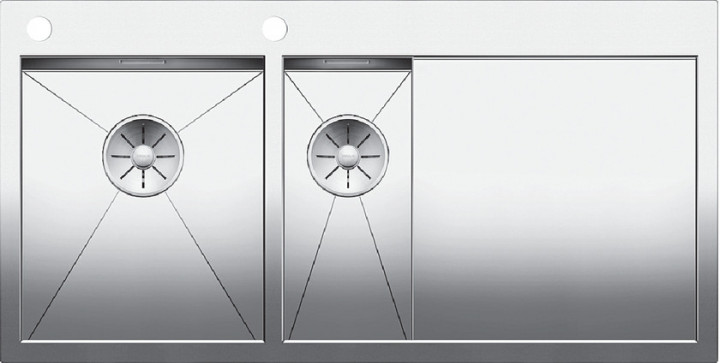 Мийка для кухні прямокутна Blanco ZEROX 6 S-IF/А чаша зліва нержавіюча сталь дзеркальне полірування 521644