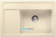 Мийка для кухні прямокутна BLANCO Zenar XL 6S Compact врізна з клапаном-автоматом жасмин 523759