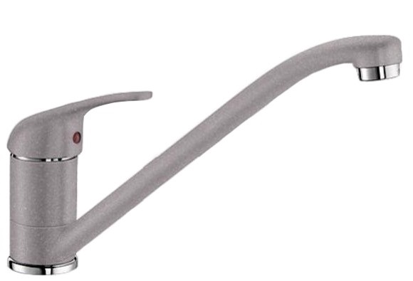 Смеситель для кухни Blanco Daras SILGRANIT® однорычажный  алюметаллик 517722