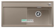 Мойка для кухни прямоугольная BLANCO Zenar XL 6S врезная  чаша справа  с клапаном-автоматом  серый беж 523951