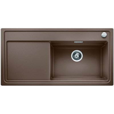 Мойка для кухни прямоугольная BLANCO Zenar XL 6S врезная  чаша справа  с клапаном-автоматом  мускат 523952