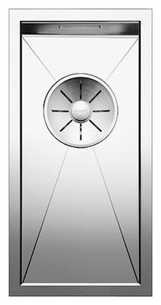 Мойка для кухни прямоугольная Blanco ZEROX 180-IF нержавеющая сталь  зеркальная полировка 521566